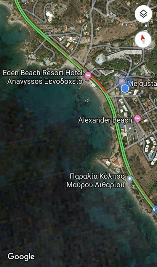 New Seafront Studio Pensionat Anavyssos Exteriör bild
